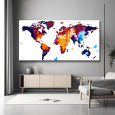 World Map Paint by Numbers II